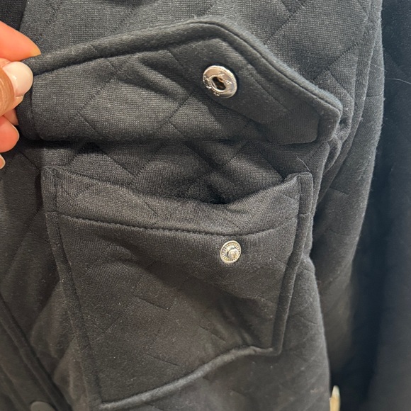 Dakine Black Quilted Lightweight Shirt Jacket - Picture 4 of 11